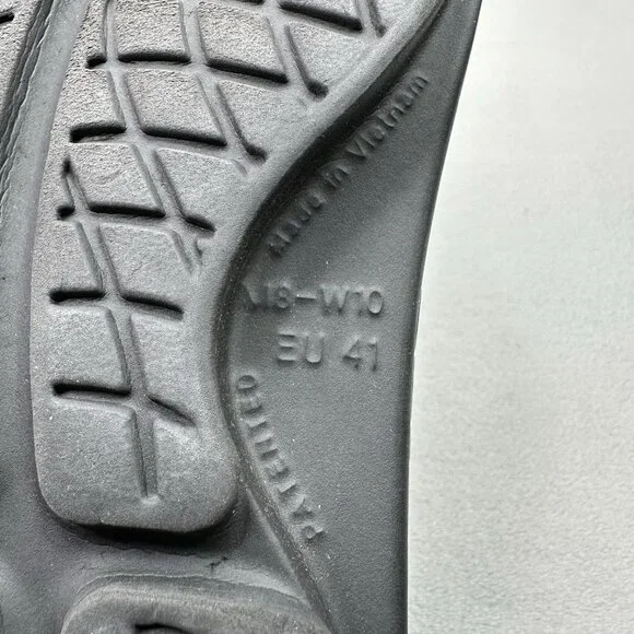 OOFOS OOahh Womens Size 10 Sandals Black Recovery Lightweight Comfort Slides - Picture 8 of 8